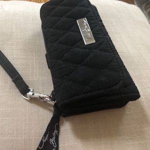 Vera Bradley Compact Wallet Black